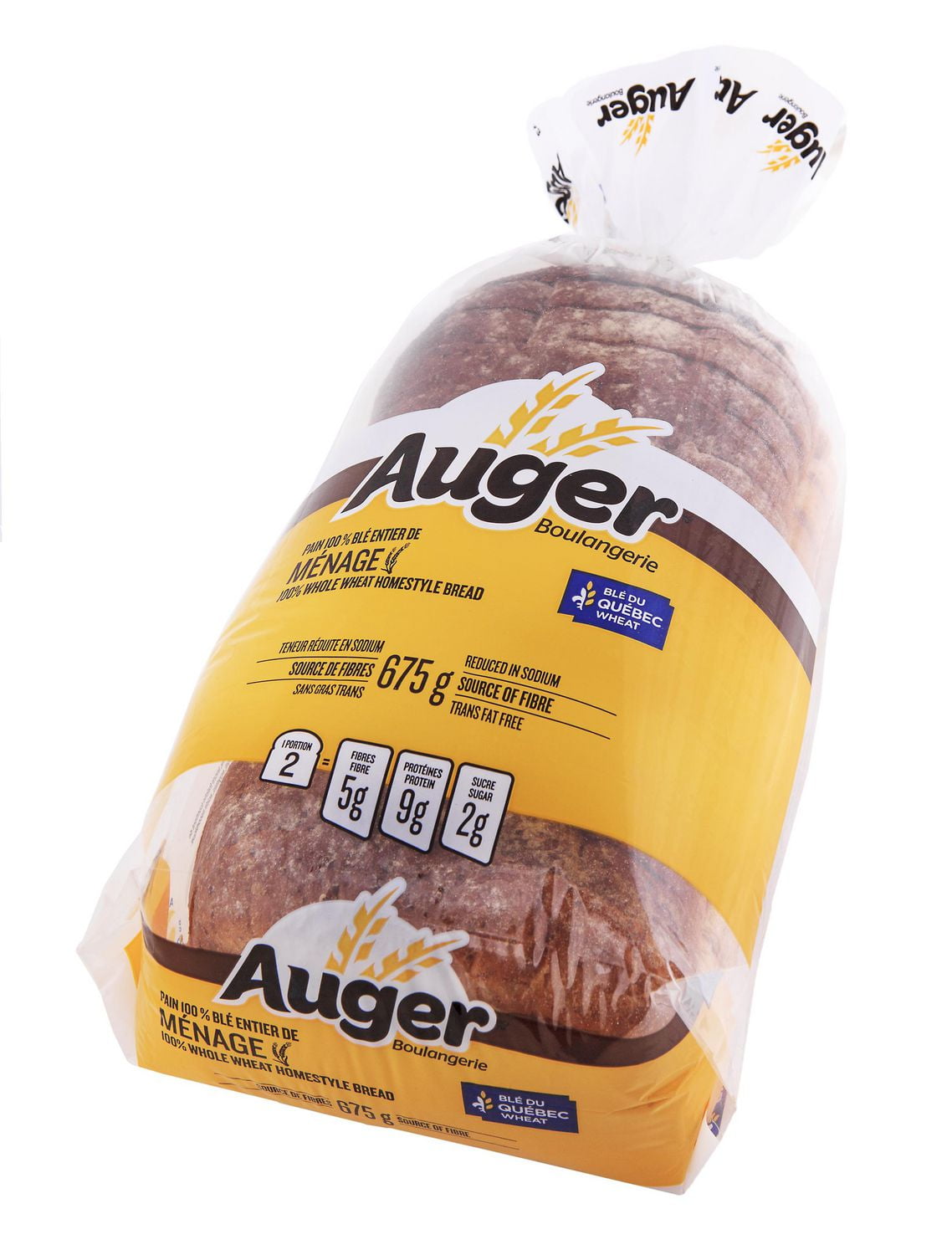 Auger Boulangerie Whole Wheat Homestyle Bread | Walmart Canada