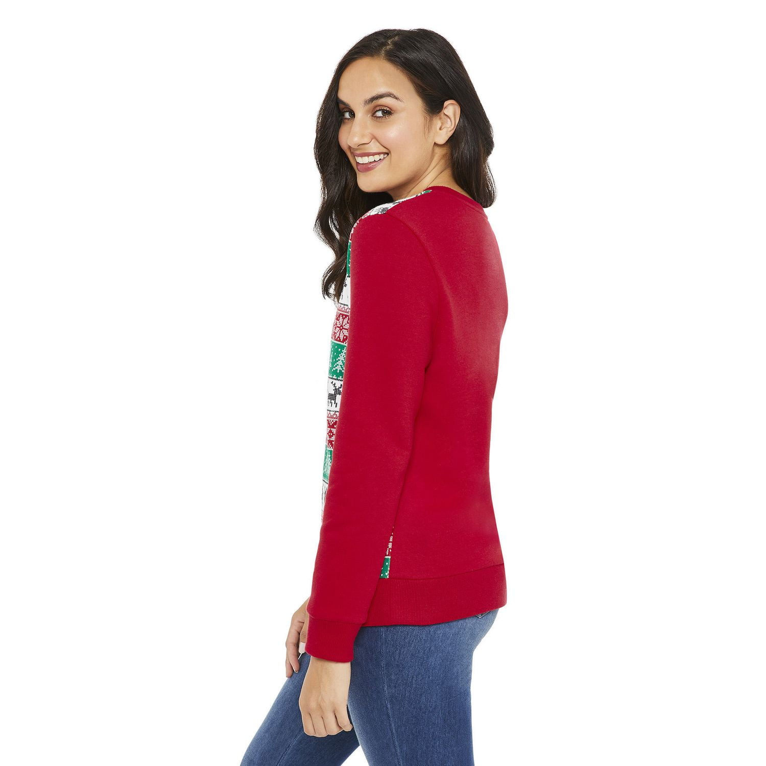 Crew neck outlet sweater walmart