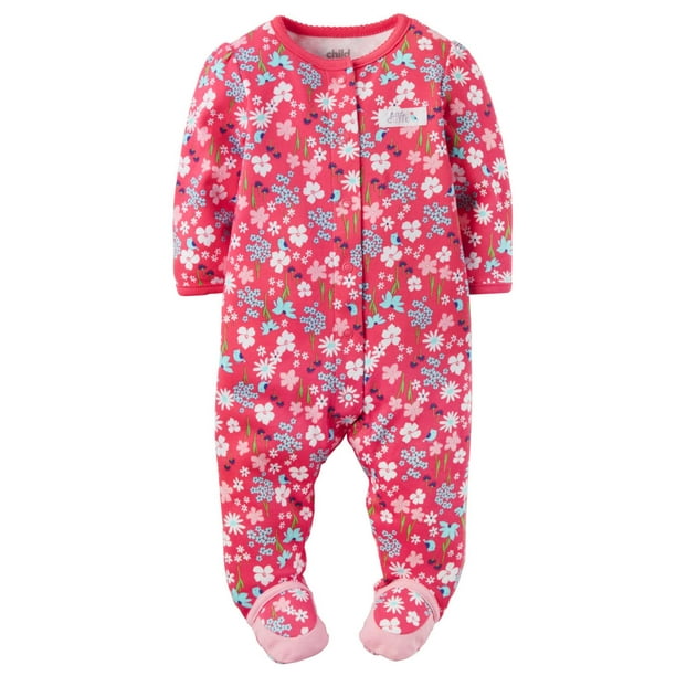 Tenue pyjama-grenouillère Child of Mine made by Carter’s pour nouveau-né filles - Florale