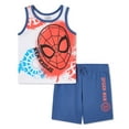thumbnail image 1 of Marvel Toddler Boys' Spider-Man Short 2-Piece Set, 1 of 1