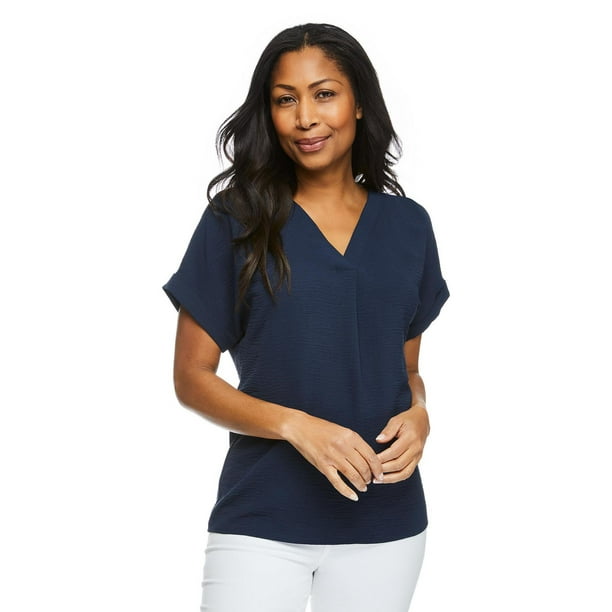 Penmans Women's Short Sleeve Blouse - Walmart.ca