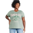 thumbnail image 1 of The Pink Closet Women's Plus Graphic Tee, 1 of 3