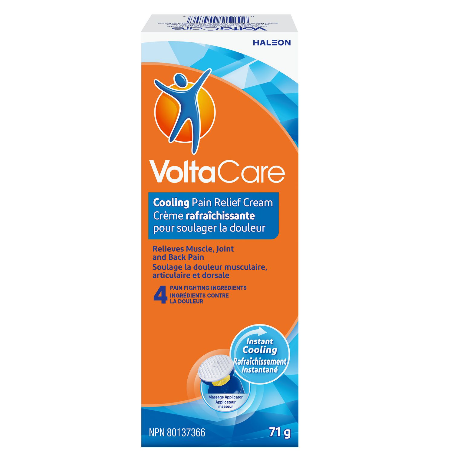VoltaCare Crème rafraîchissante pour soulager la douleur, 71g
