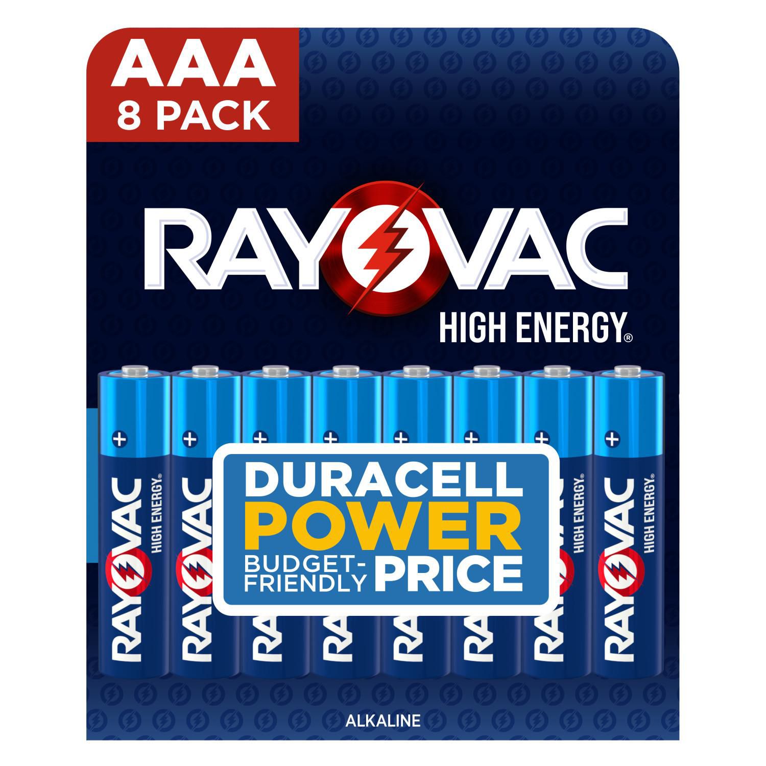 Rayovac High Energy AAA Batteries (8 Pack), Triple A Batteries