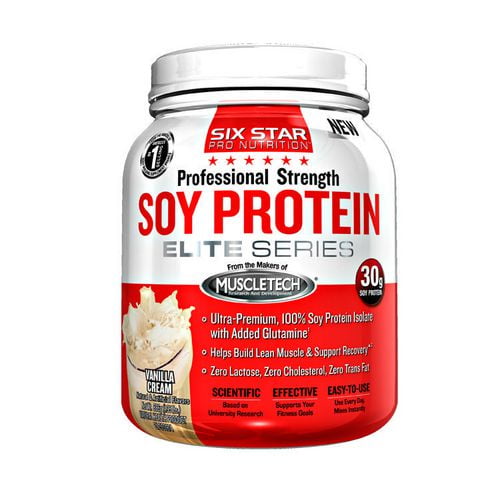 Six Star Pro Nutrition Soy Protein (Vanille) 2lb.