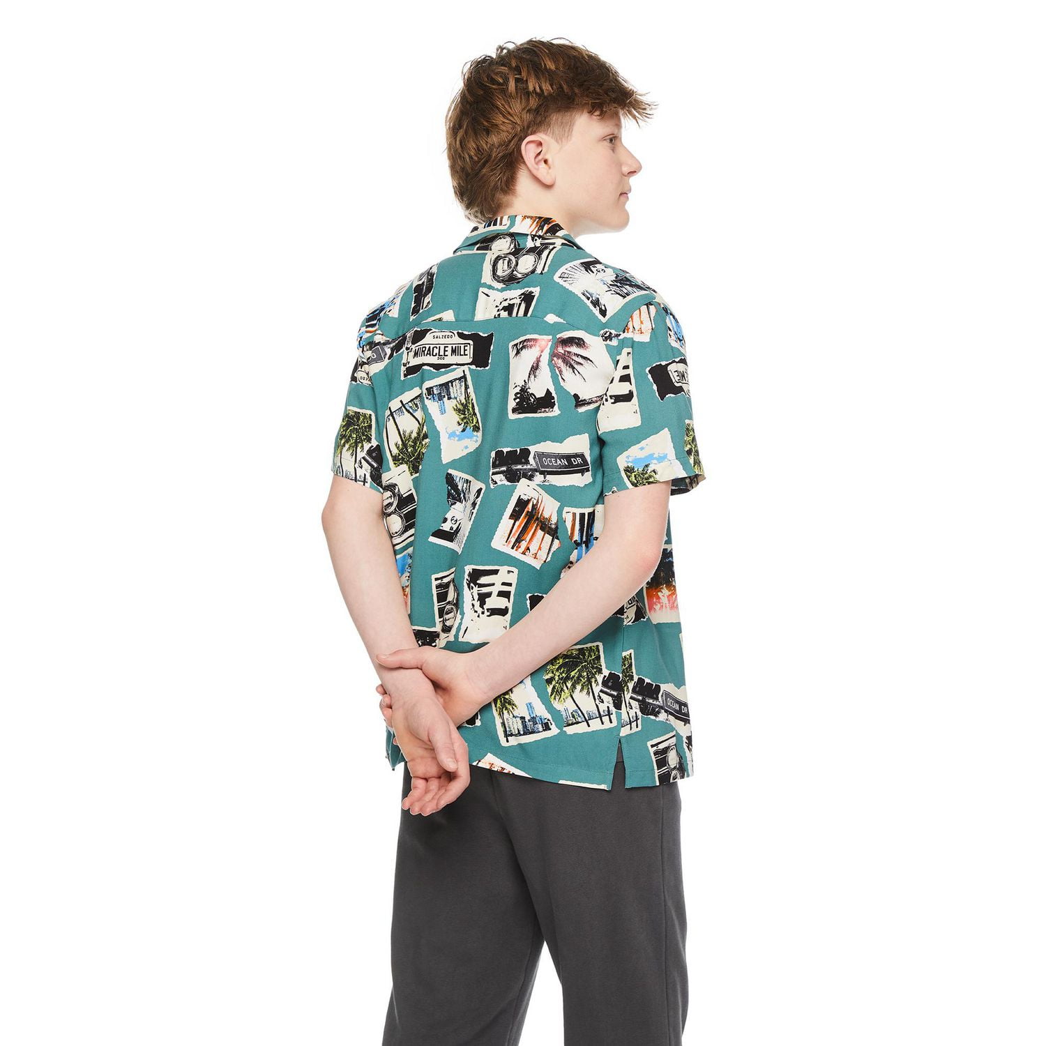 Jackson Boys' Short Sleeve Resort Shirt