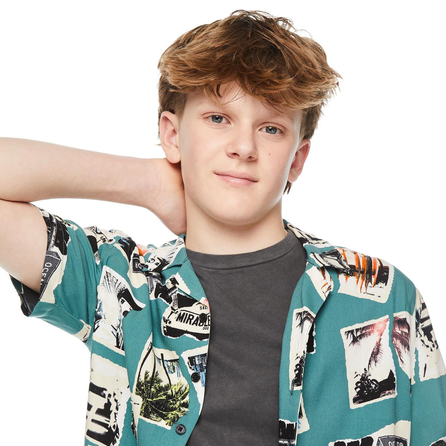 Jackson Boys' Short Sleeve Resort Shirt