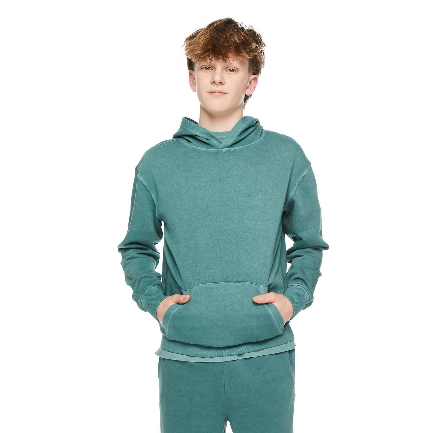 Haut à capuchon délavé manches longues Jackson pour garçons Tailles M-TTG