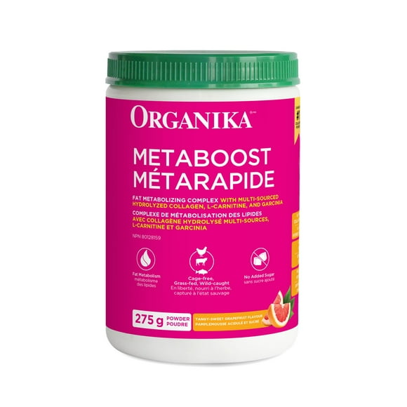 Organika Metaboost Multi-Collagen Powder 275g MÉTARAPIDE - STIMULEZ VOTRE MÉTABOLISME