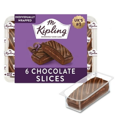 Tranches de gâteau éponge au chocolat Mr Kipling