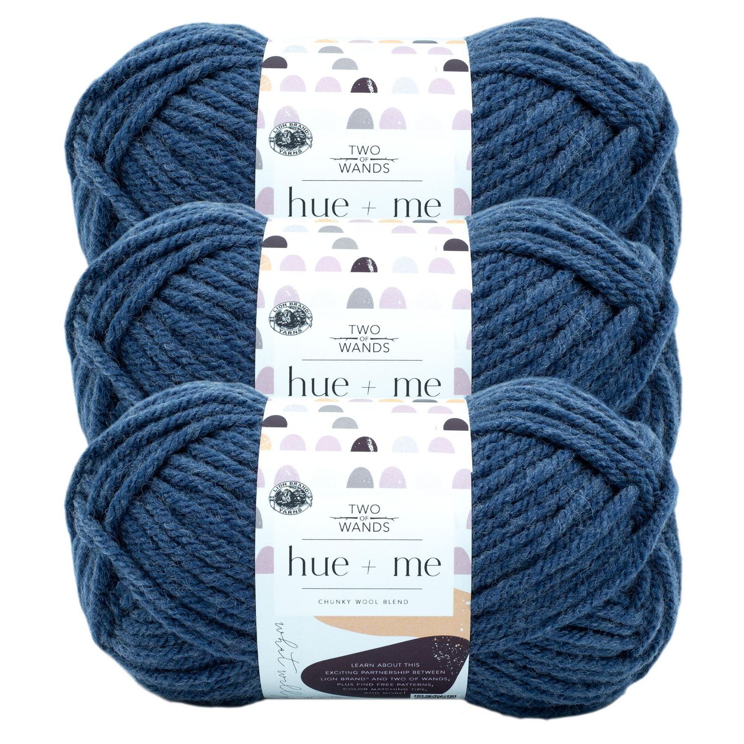 Lion Brand Coboo Yarn - Steel Blue