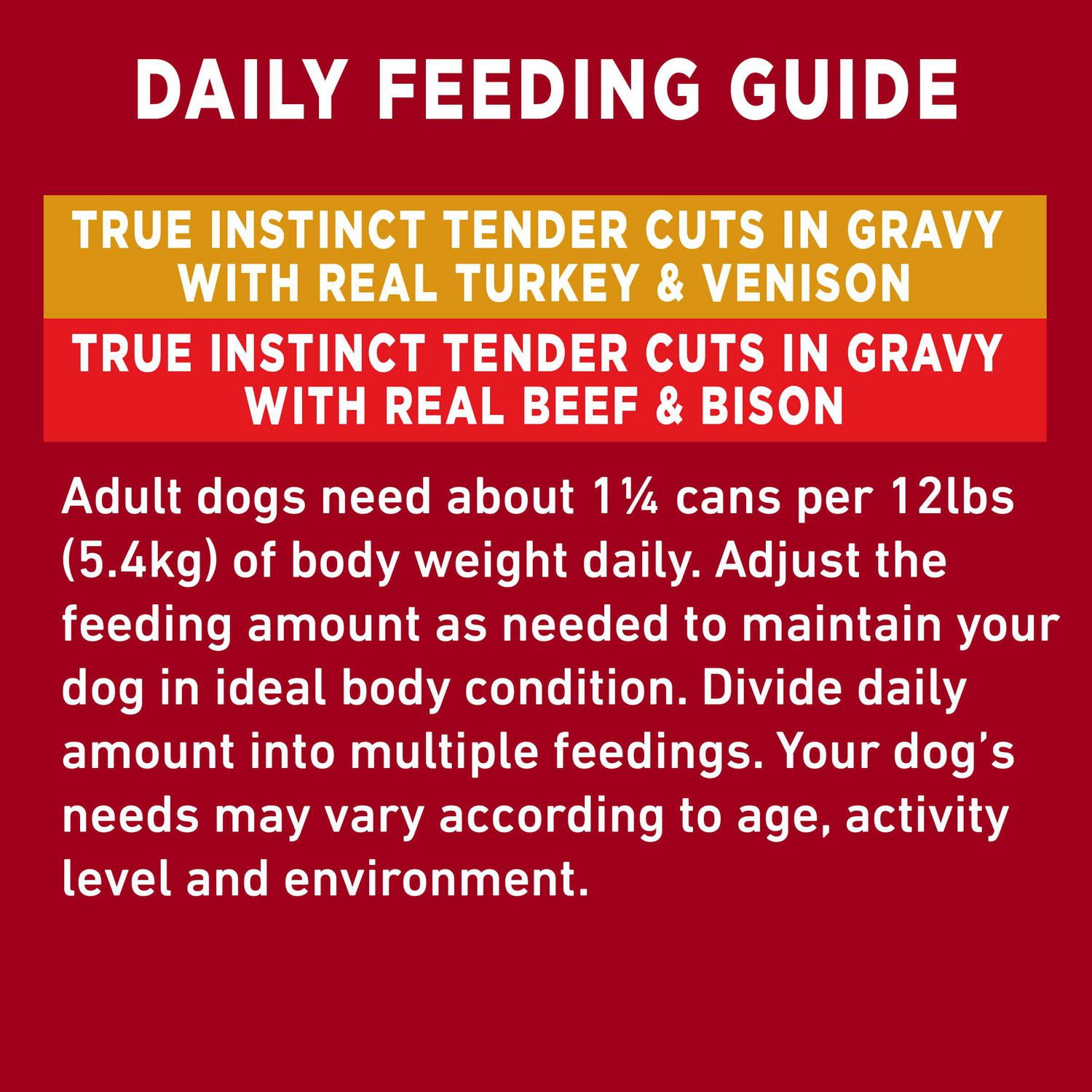 Natural instinct 2024 puppy feeding guide