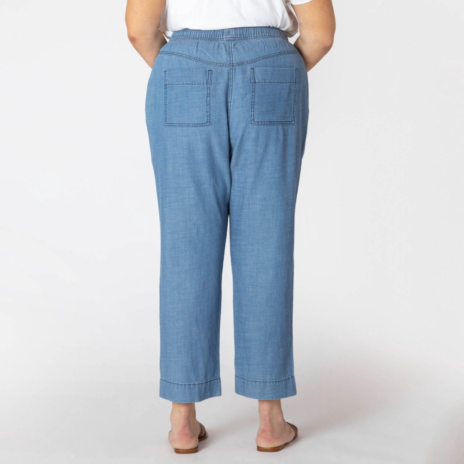 Devoted Taille Plus Femme Pantalon de jogging ample à jambes larges