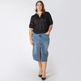 thumbnail image 4 of Devoted Women’s Plus size short sleeve button up blouse, 4 of 6