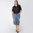 thumbnail image 4 of Devoted Women’s Plus size short sleeve button up blouse, 4 of 6