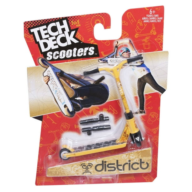 Tech Deck - Trottinettes - District (Yellow)