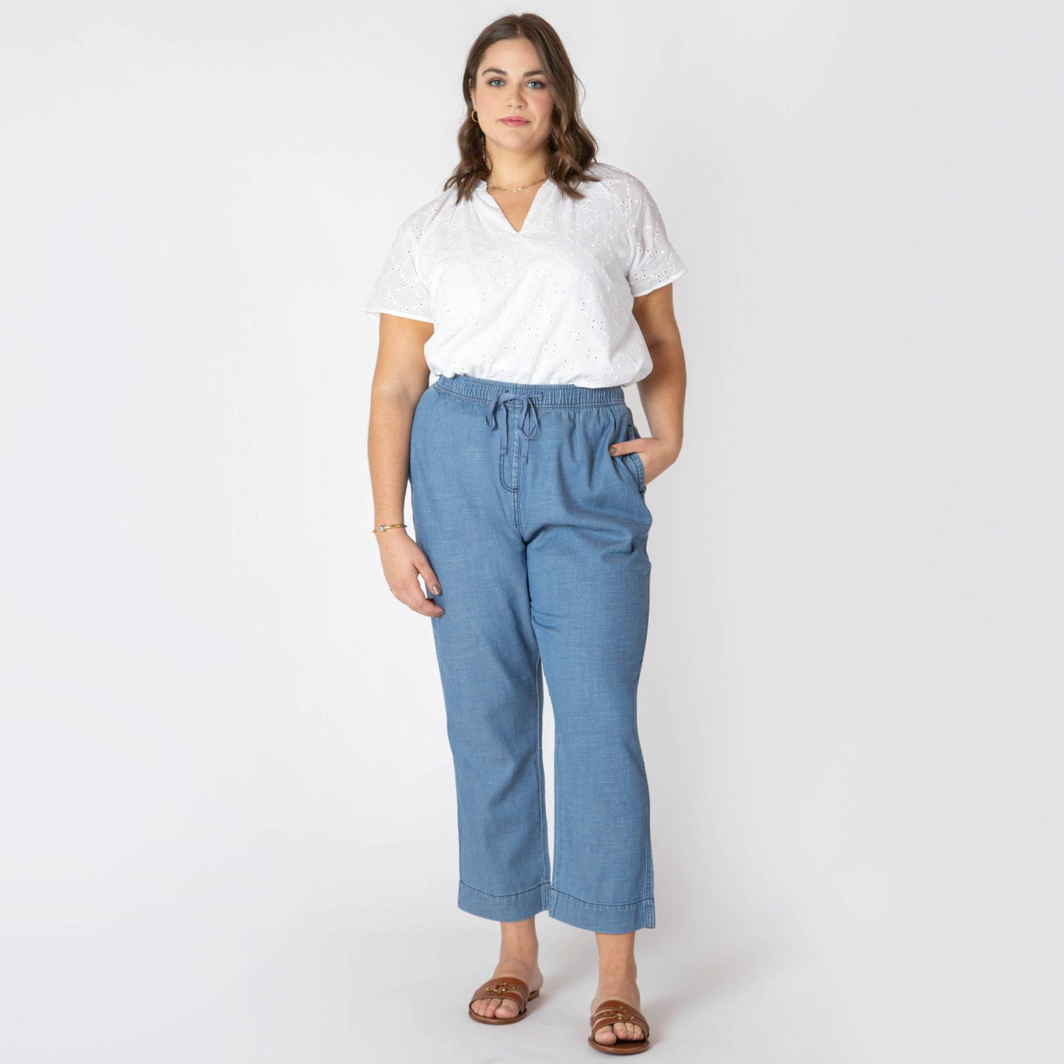 Devoted Women’s Plus size wide leg loose fit joggers