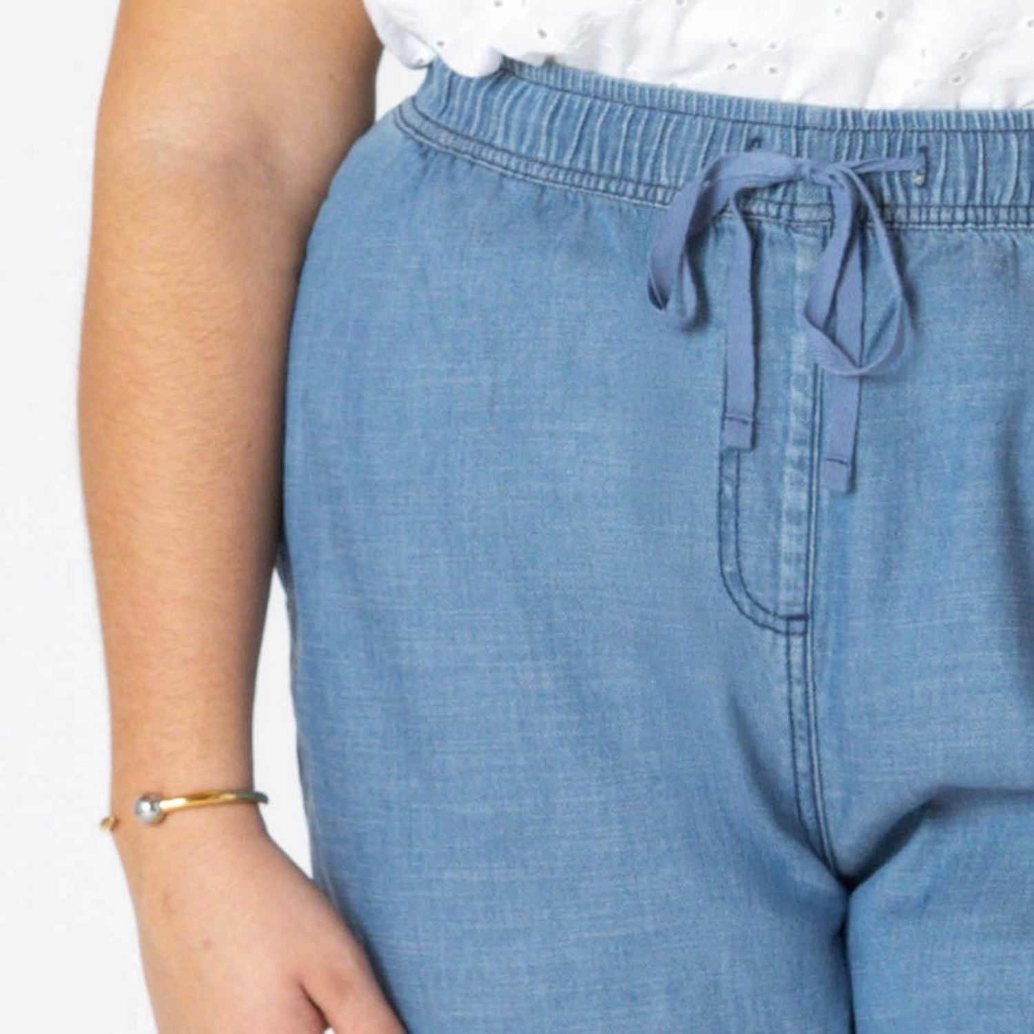 Devoted Taille Plus Femme Pantalon de jogging ample à jambes larges