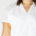 thumbnail image 5 of Devoted Women’s Plus size short sleeve blouse, 5 of 5