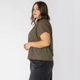 thumbnail image 2 of Devoted Taille Plus Femme blouse à manches courtes, 2 of 5