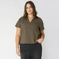 thumbnail image 1 of Devoted Women’s Plus size short sleeve blouse, 1 of 5