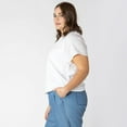 thumbnail image 2 of Devoted Women’s Plus size short sleeve blouse, 2 of 5