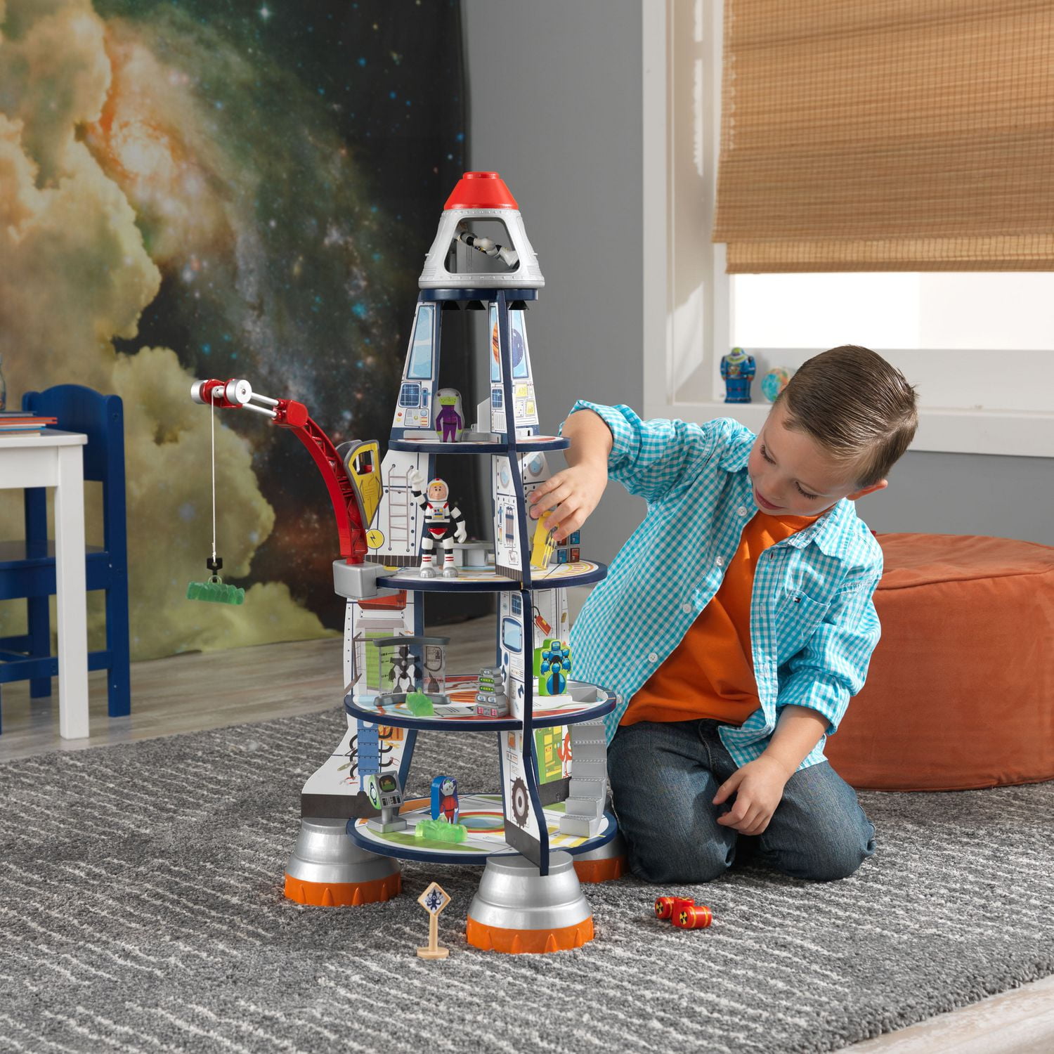 Kids Rocket Ship Play Set