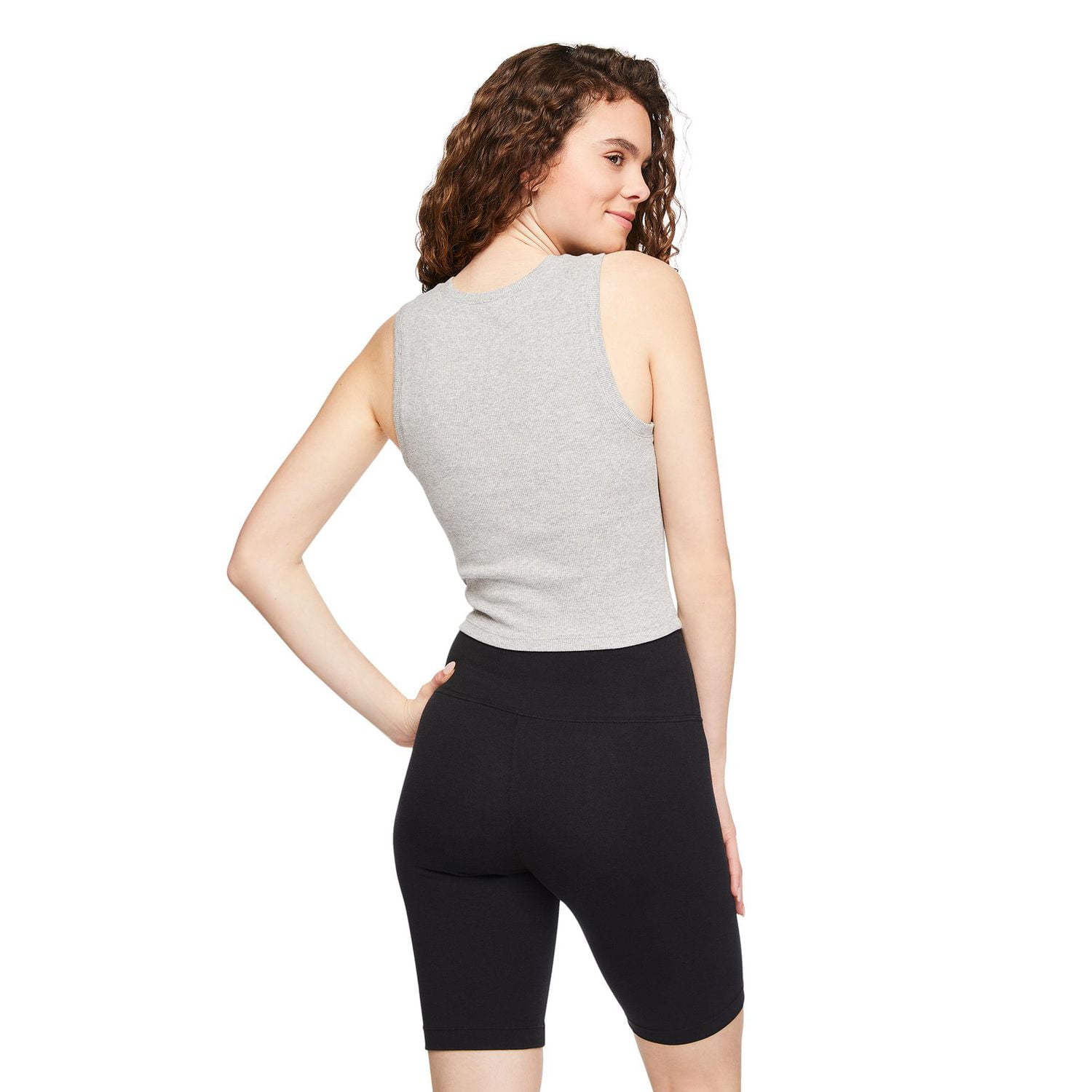 No Boundaries Women's Rib Tank Top, Sizes XS-XXL