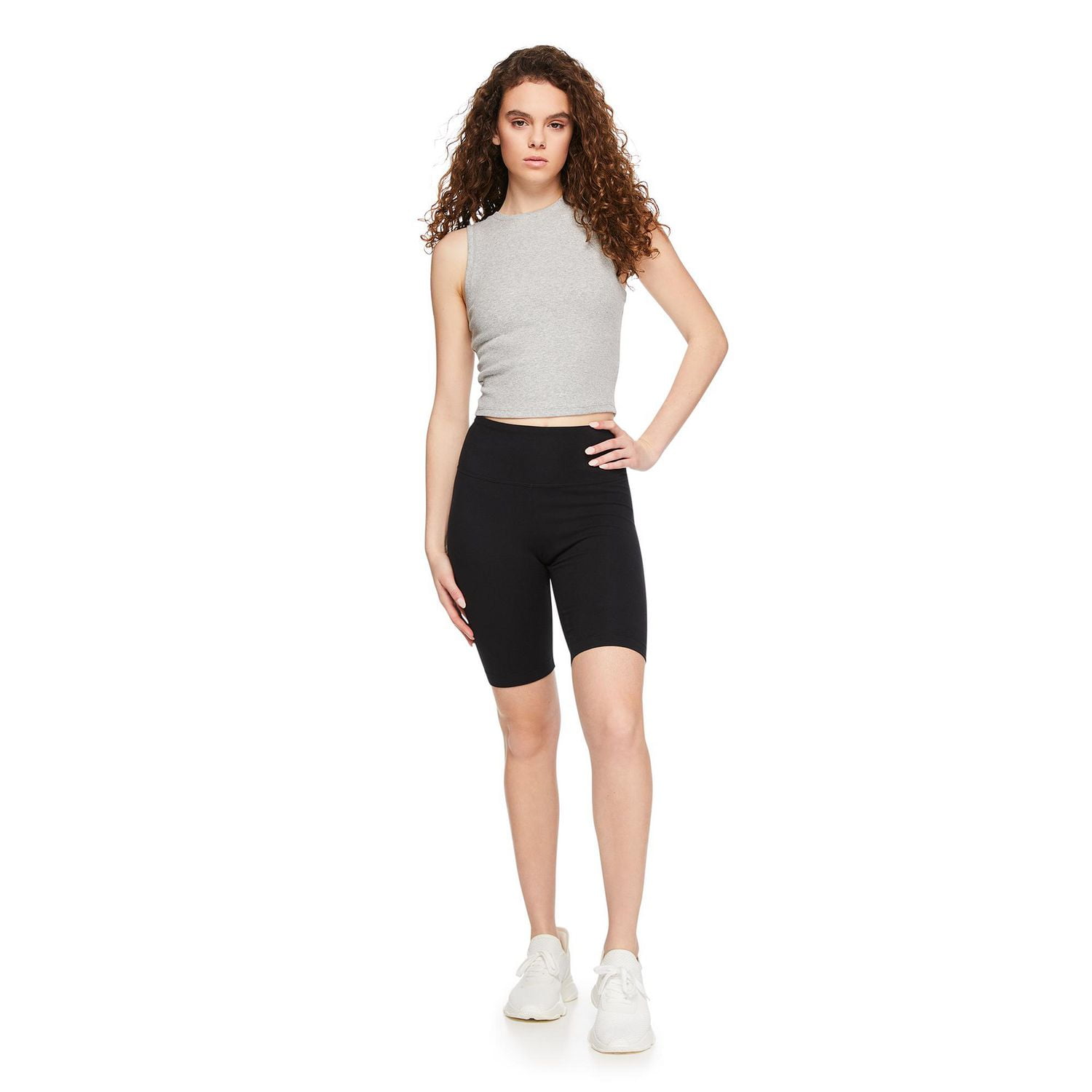 No Boundaries Women's Rib Tank Top, Sizes XS-XXL