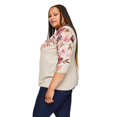 thumbnail image 2 of Iyla Women's Plus 3/4 Sleeve Tee, 2 of 6