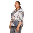 thumbnail image 2 of Iyla Women's Plus 3/4 Sleeve Tee, 2 of 6