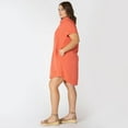thumbnail image 4 of Devoted Women’s Plus size button up mini dress, 4 of 7