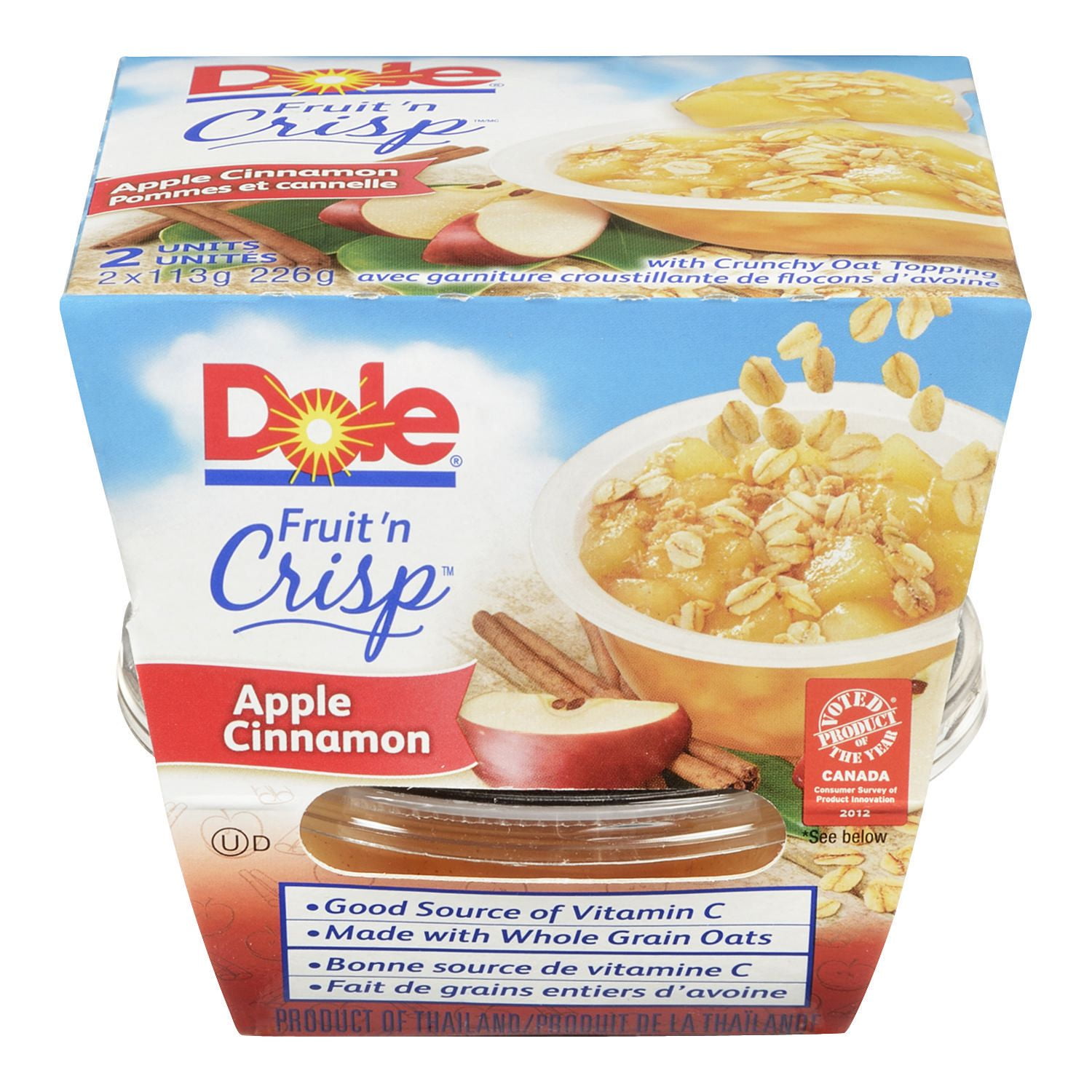 Dole Fruit'n Crisp Apple Cinnamon Oatmeal Walmart Canada