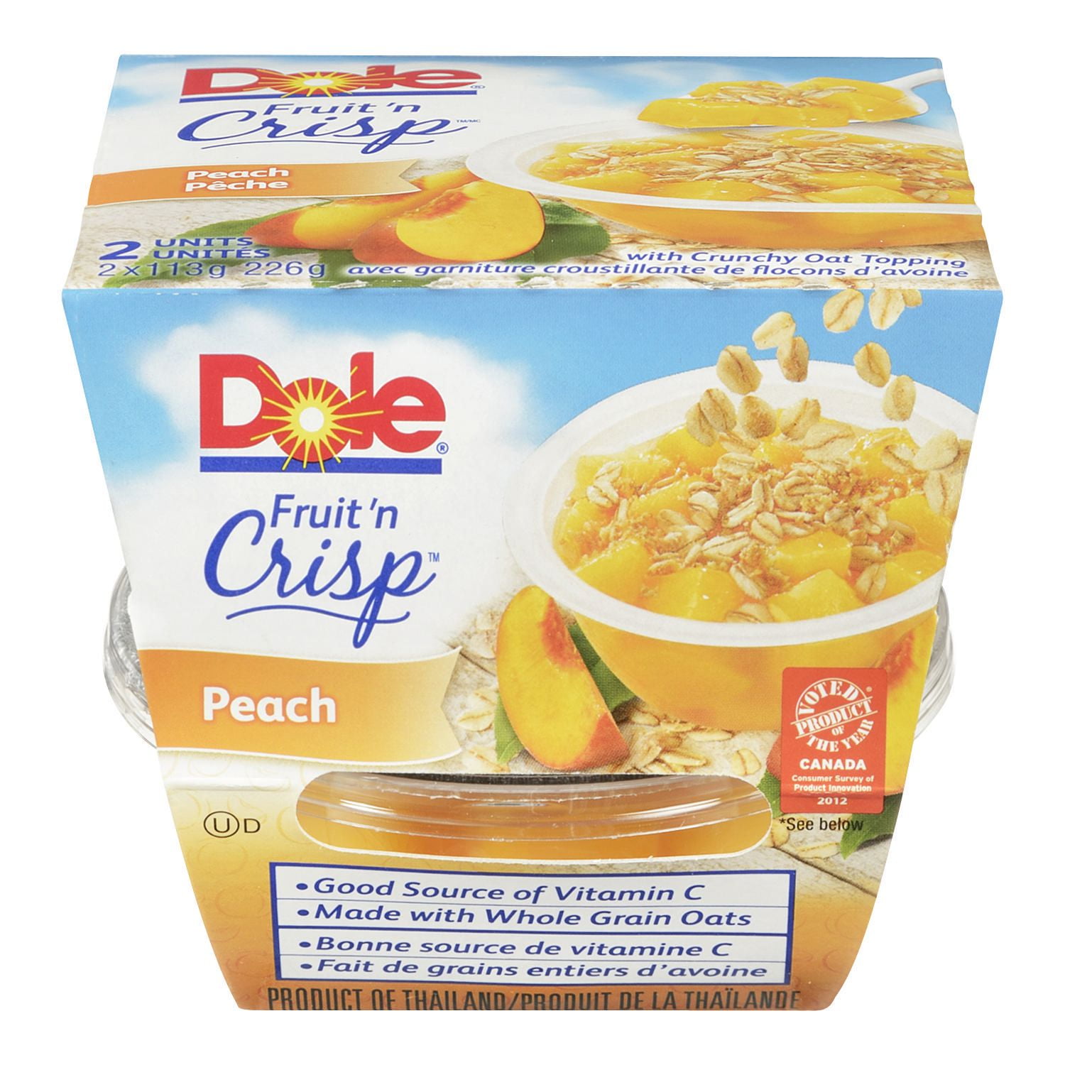 Dole Fruit'n Crisp Peach Oatmeal Walmart Canada