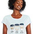 thumbnail image 4 of George Women's Jersey Pajamas 2-Piece Set, 4 of 6