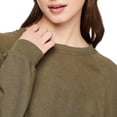 thumbnail image 4 of No Boundaries Women's Cropped Crew Neckline Sweatshirt, 4 of 6