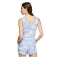thumbnail image 3 of No Boundaries Women's Pointelle Ruffle Pajamas 2-Piece Set, 3 of 6