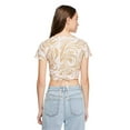 thumbnail image 3 of No Boundaries Women's Wrap Tee, 3 of 6