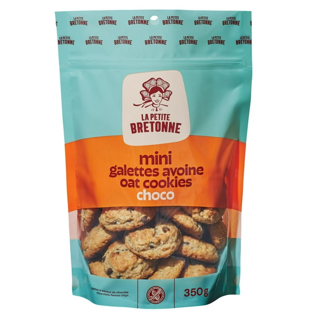 La Petite Bretonne Mini Chocolate Chip Oatmeal Cookies