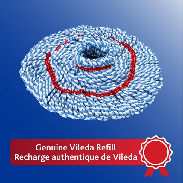 Vadrouille MicroTwist de Vileda - Tête Vadrouille de 18 Pouces Facile à  essorer 