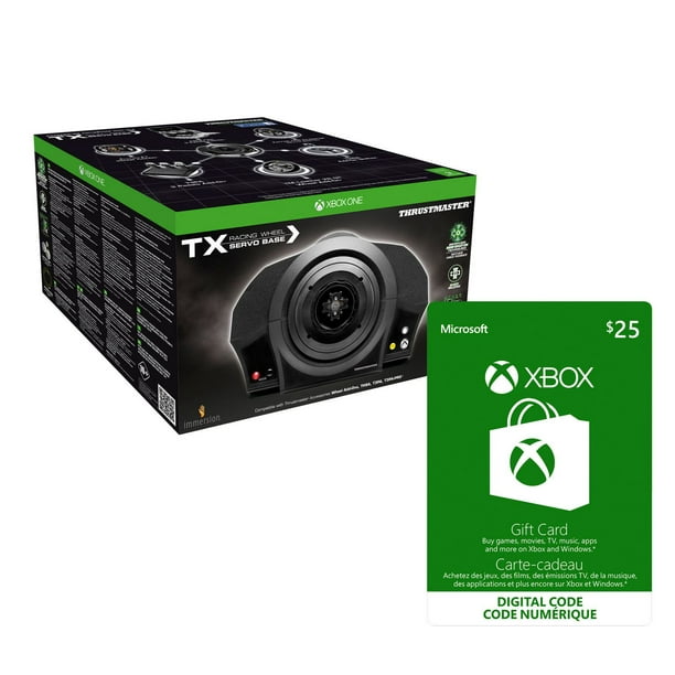 Thrusmaster TX Servo Base with Xbox Live Gift Card $25 CAD Digital Download