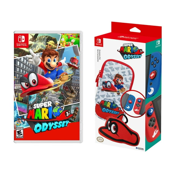 Super Mario Odyssey Cover Art: Replacement Insert & Case for Nintendo Switch  