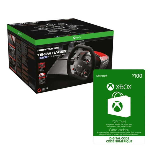 Thrustmaster TS-XW Racer w/ Sparco P310 Competition Mod with box Live Gift Card $100 CAD Digital Download