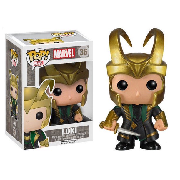 Figurine en vinyle Helmet Loki Marvel Pop de Funko