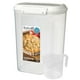 Sistema Bake IT Boîte de stockage de sucre avec tasse à mesurer, 13,7 tasses / 3,25 L, clair / blanc 3,25&nbsp;l, transparent/blanc – image 1 sur 4