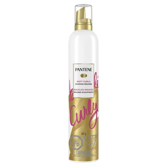 Pantene Pro-V Curl Mousse to Tame Frizz for Soft, Touchable Curls, Maximum Hold, 187 g
