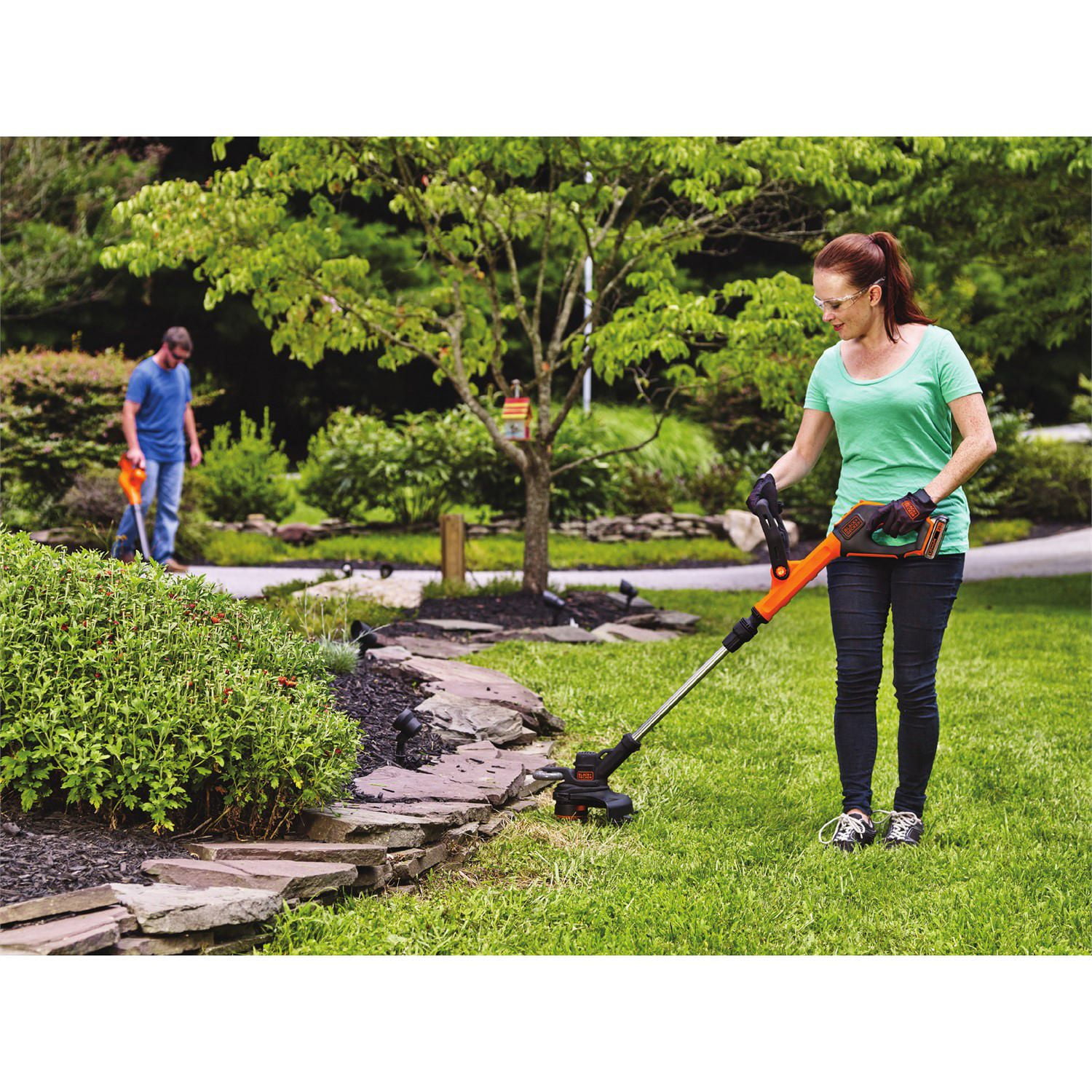 BLACK DECKER 20V MAX Cordless Battery Powered 3-in-1 String Trimmer ...