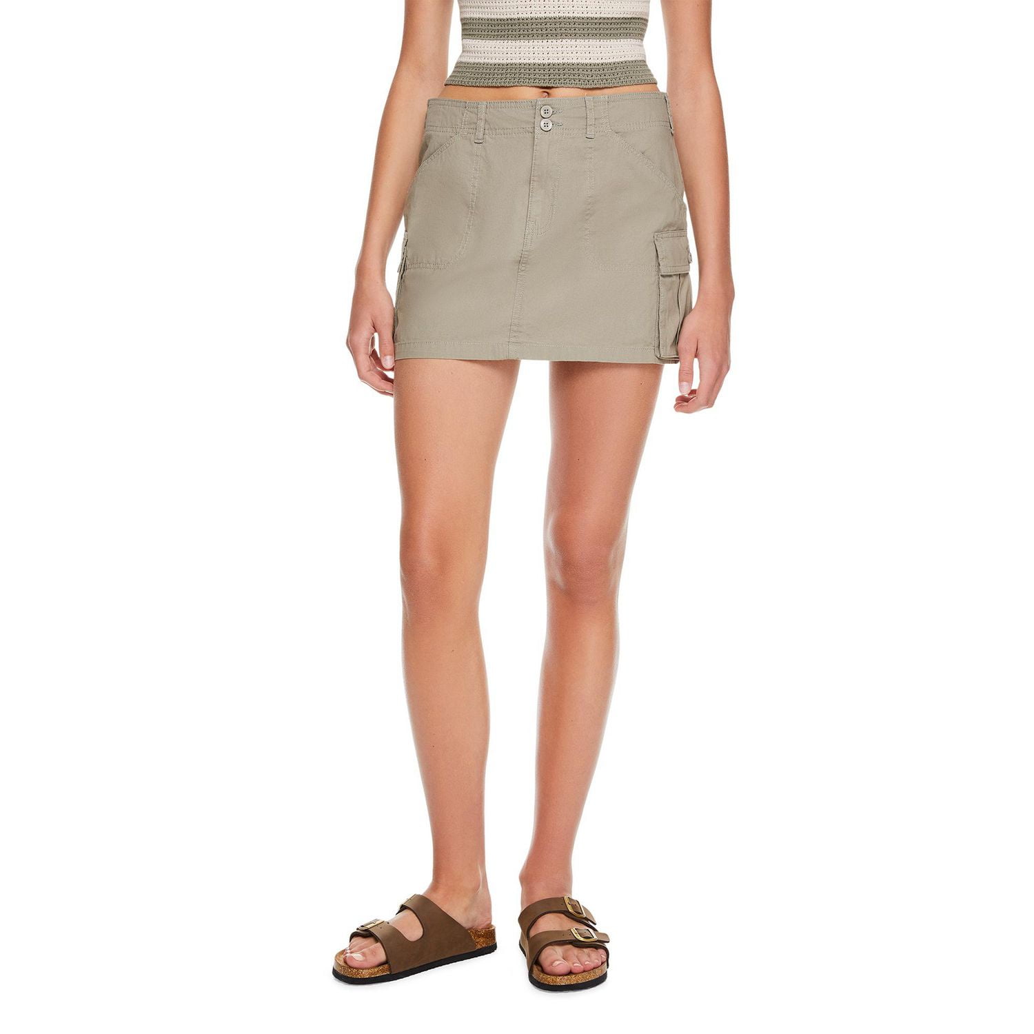 No Boundaries Women's Cargo Skirt