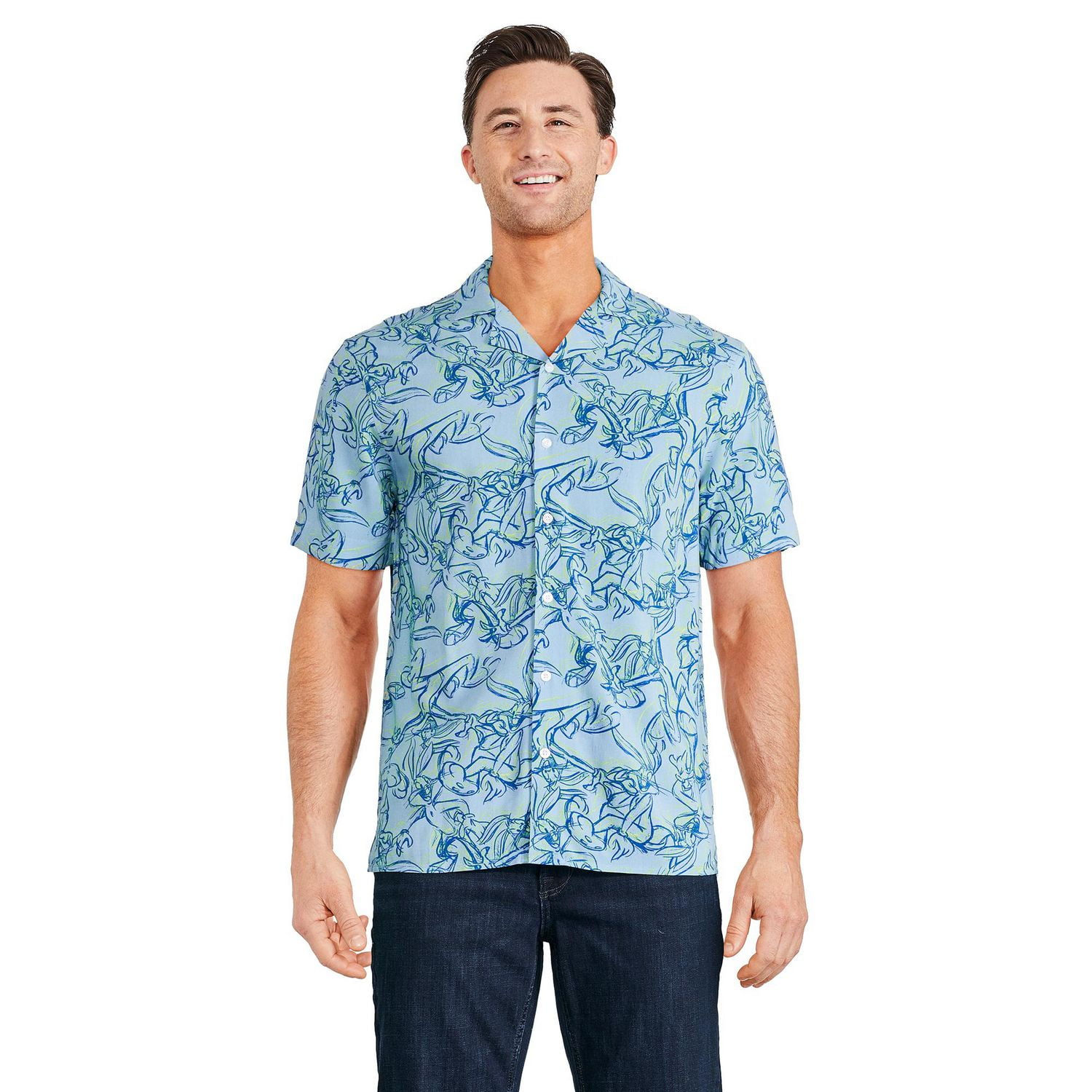 Chemise de vacances Looney Tunes pour hommes