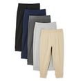 thumbnail image 1 of George Toddlers' Gender Inclusive Jogger 5-Pack, 1 of 2